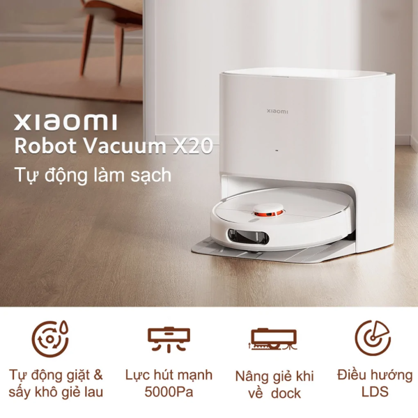 BHR7955US - Robot hút bụi lau nhà Xiaomi Vacuum X20 - 6
