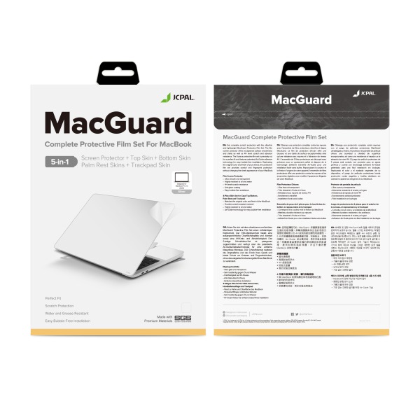 JCP2430 - Bộ dán MacBook Pro 14 inch M1 M2 M3 M4 JCPAL 5 in 1 - 13