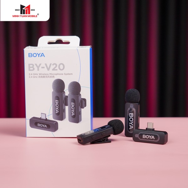 BY-V20 V2.0 - Micro không dây Boya kết nối qua cổng Type-C (Dual) BY-V20 - 3