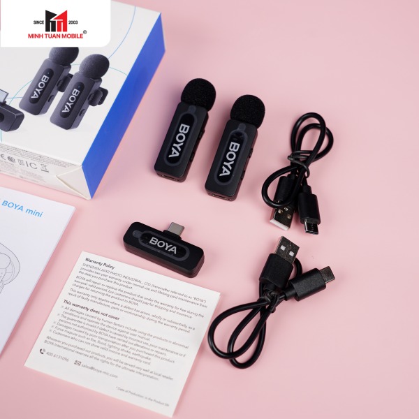 BY-V20 V2.0 - Micro không dây Boya kết nối qua cổng Type-C (Dual) BY-V20 - 6
