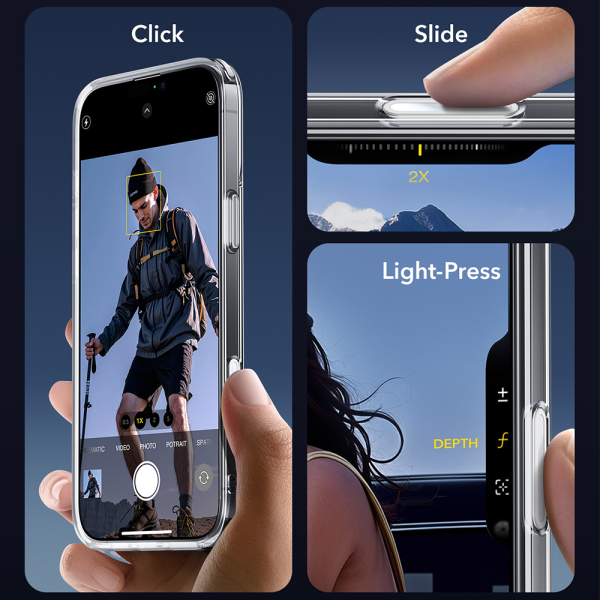 4894240255636 - Ốp lưng Magsafe iPhone 16 Plus ESR Classic Hybrid HaloLock (Camera Control) - 3
