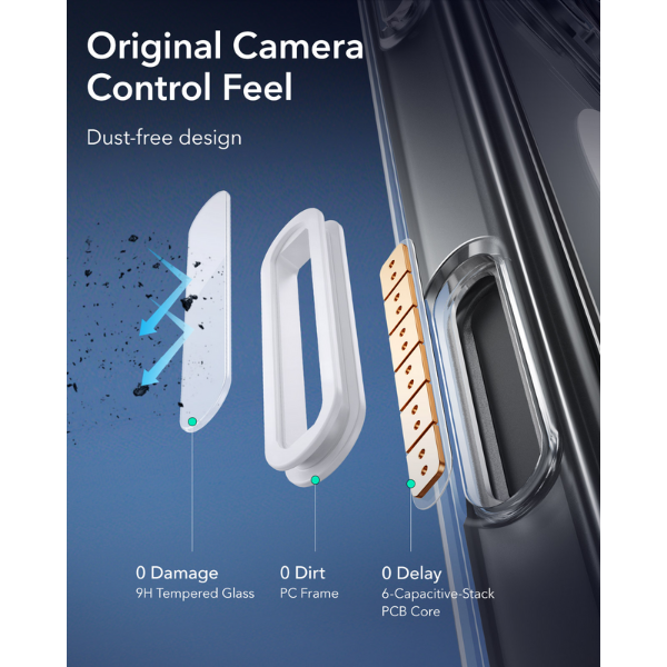 4894240255391 - Ốp lưng Magsafe iPhone 16 Pro Max ESR Classic Hybrid HaloLock (Camera Control) - 4
