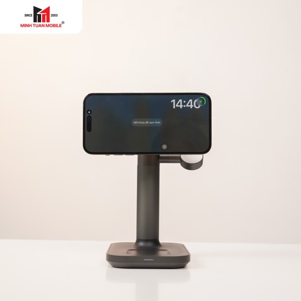 401311349 - Đế sạc không dây Mophie Snap+ 3 in 1 Extendable Stand - 14