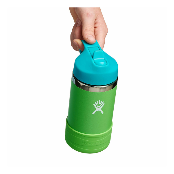 W12CSWBB334 - Bình nước giữ nhiệt dành cho trẻ Hydro Flask Kids Wide Mouth Straw Cap & Boot Anemone 12 OZ - 5