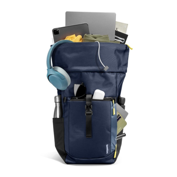 T61M1G1 - Balo MacBook 16 inch Tomtoc Roll Top Laptop BackPack Travel Commute Casual Daypack - 9