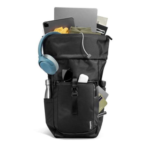 T61M1G1 - Balo MacBook 16 inch Tomtoc Roll Top Laptop BackPack Travel Commute Casual Daypack - 6