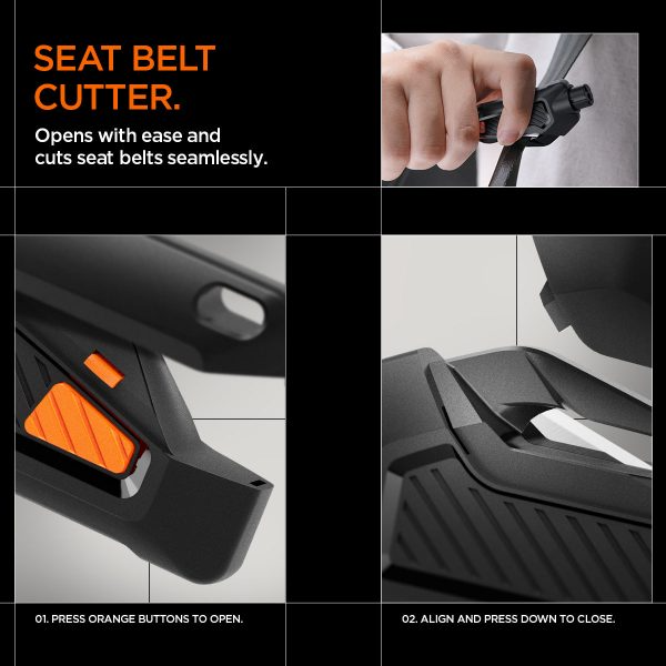 ACP06988 - Bộ phụ kiện dụng cụ thoát hiểm Spigen Car Escape Tool - 4