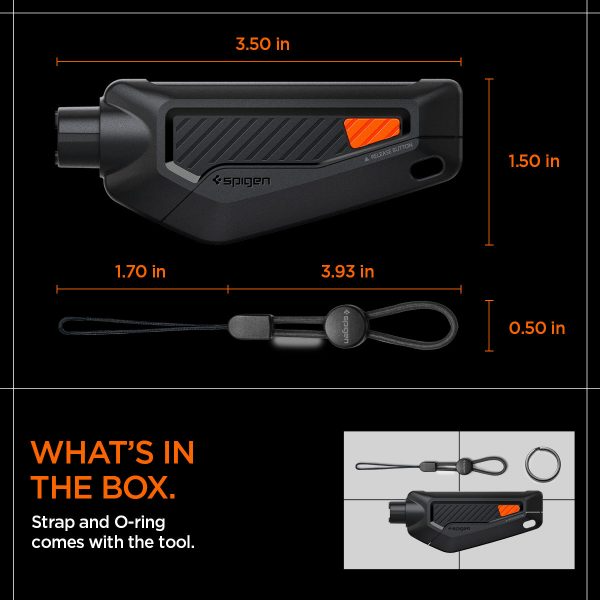 ACP06988 - Bộ phụ kiện dụng cụ thoát hiểm Spigen Car Escape Tool - 6