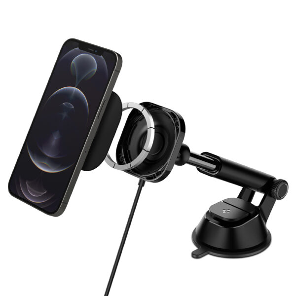 ACP02616 - Đế sạc Magsafe xe hơi Spigen Ontap Pro Wireless Magnetic Car Charger Dashboard (Magfit) - 2