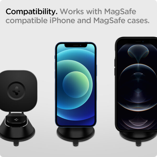 ACP02616 - Đế sạc Magsafe xe hơi Spigen Ontap Pro Wireless Magnetic Car Charger Dashboard (Magfit) - 9