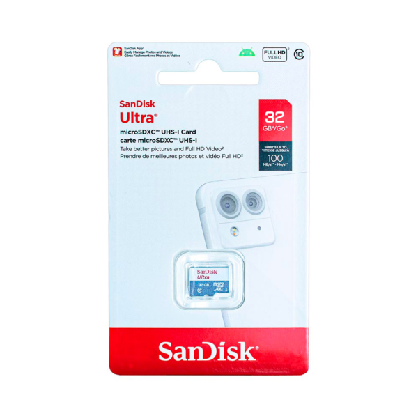 MC02230424 - Thẻ nhớ MicroSDHC Sandisk Ultra 32GB Class 10 100MB s (SDSQUNR-032G-GN3MN) - 3