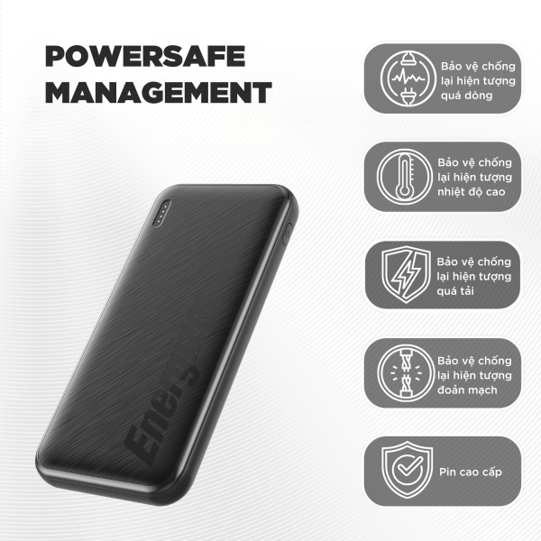 UE10055PQBK - Pin sạc dự phòng Energizer 10.000 mAh 3.7V Li-Polymer UE10055PQ - 13