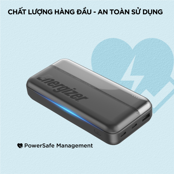 UE20050CBK - Pin sạc dự phòng Energizer 20.000 mAh 3.7V Li-Polymer - 10
