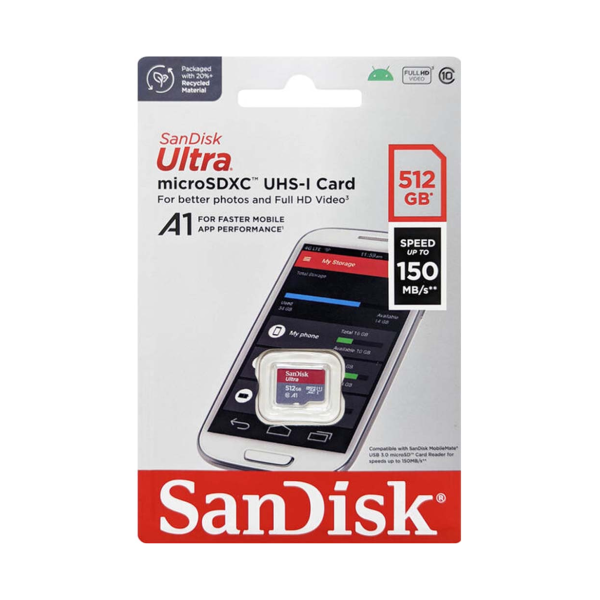 MC24042419 - Thẻ nhớ MicroSDXC SanDisk Ultra 512GB A1 C10 U1 UHS-I 150MB s (SDSQUAC-512G-GN6MN) - 3