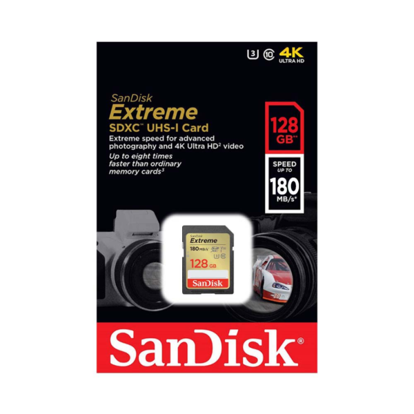 MC28072402 - Thẻ nhớ SD Sandisk Extreme U3 V30 UHS-I 128GB 180MB s (SDSDXVA-128G-GNCIN) - 4