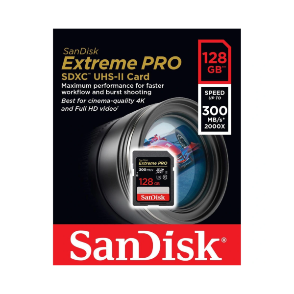 MC03022503 - Thẻ nhớ SDXC Sandisk Extreme Pro 128GB V90 U3 C10 UHS-II 300MB s (SDSDXDK-128G-GN4IN) - 3