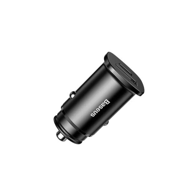 SACOTO30W - Tẩu sạc Oto 2 cổng Baseus Circular Metal USB-A + Type-C 30W PPS - 2