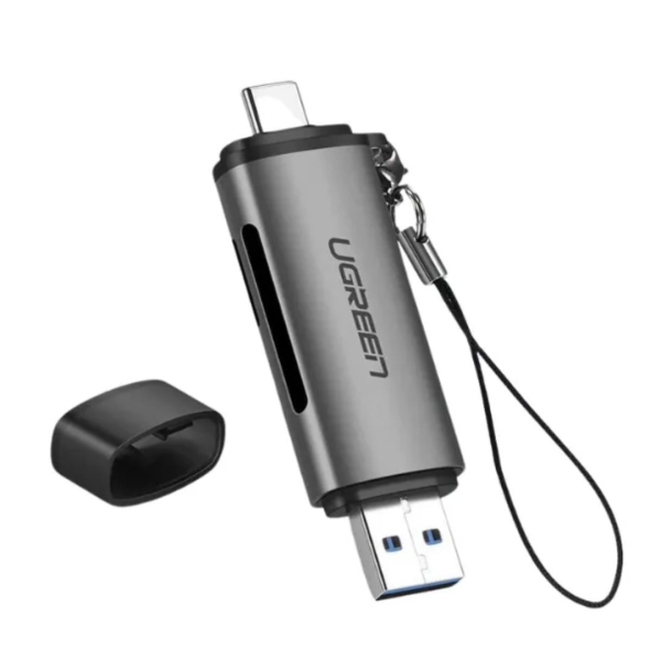 50706 - Đầu đọc thẻ nhớ SD TF chuẩn Type C và USB 3.0 Ugreen CM185 - 4