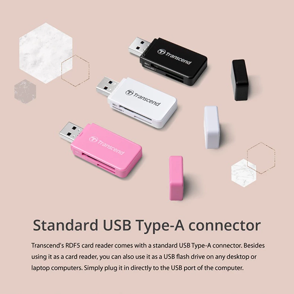 TS-RDF5K - Đầu đọc thẻ nhớ USB 3.0 Reader Transcend - 5