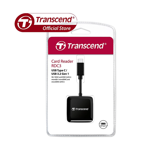 TS-RDC3 - Đầu đọc thẻ nhớ USB Type-C OTG Transcend - 2