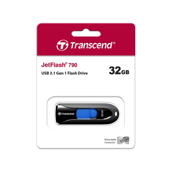 USB07072404 - USB 3.1 Gen1 Transcend Jet Flash 790K 32GB 5Gbps (TS32GJF790K) - 4