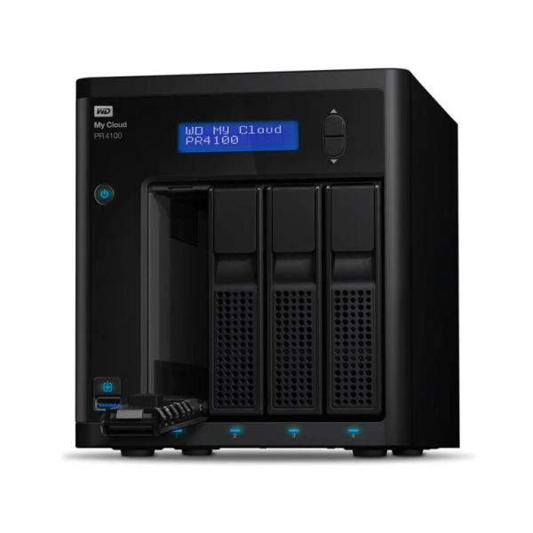 NAS03072401 - Ổ cứng mạng HDD Western Digital My Cloud PR4100 Pro LAN USB 3.0 0TB (WDBNFA0000NBK-SESN) - 3