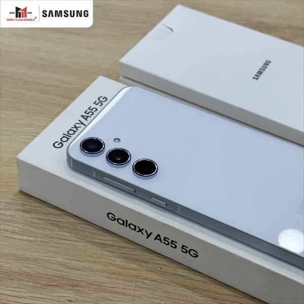 357042142036897 - Samsung Galaxy A55 5G 8GB 128GB Ice Blue VN Fullbox - Cũ Đẹp - 4