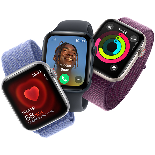 APPLE-WATCH-SE-2024-GPS-40MM - Apple Watch SE 2 2024 GPS 40mm Viền Nhôm Dây Cao Su - Chính hãng VN A - 6
