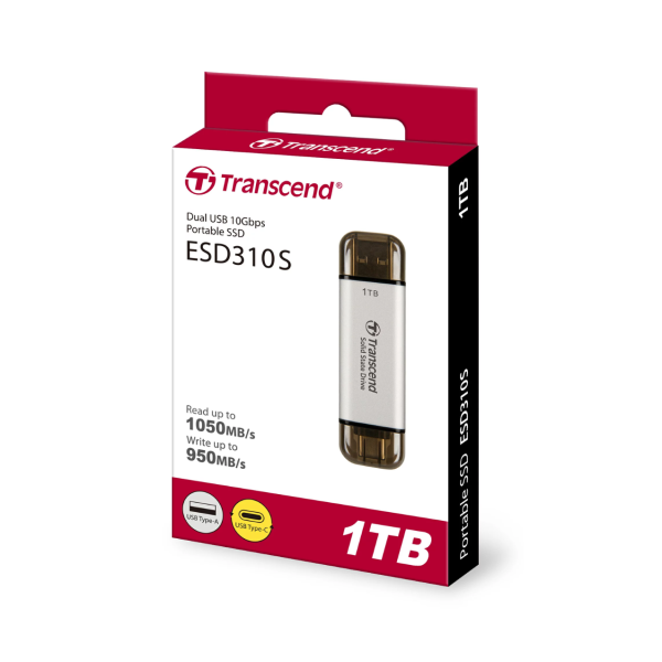 SSDEXT24042434 - Ổ cứng di động SSD Transcend ESD300 1TB 1050MB s (TS1TESD300S) - 6