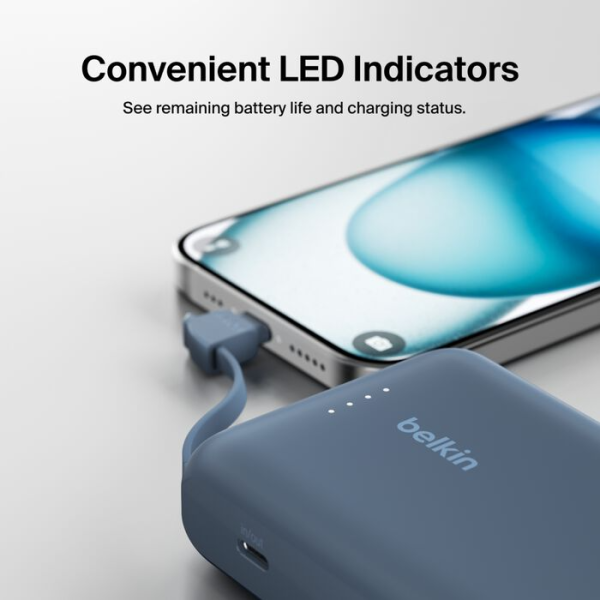 BPB021fqBL - Pin sạc dự phòng Belkin 10.000 mAh 20W PD Boost Charge - 10