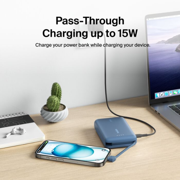 BPB021fqBL - Pin sạc dự phòng Belkin 10.000 mAh 20W PD Boost Charge - 11