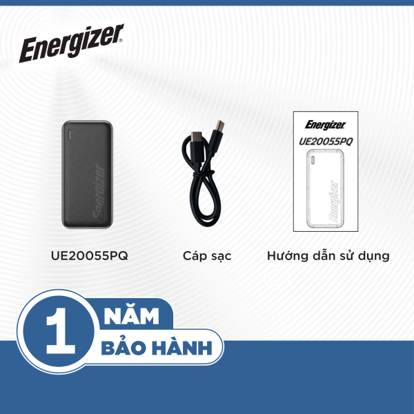 UE20055PQBK - Pin sạc dự phòng Energizer 20.000 mAh 3.7V Li-Polymer UE20055PQ - 9