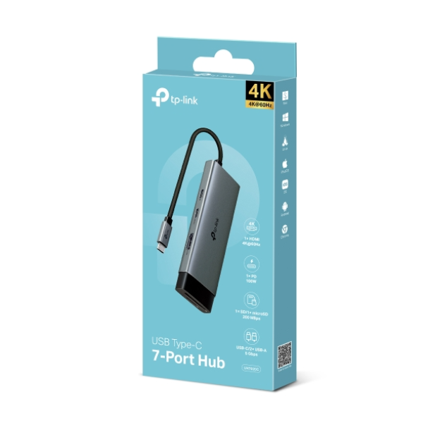TL-UH7020C - Hub chuyển đổi Type-C TP-Link 7 in 1 - 12