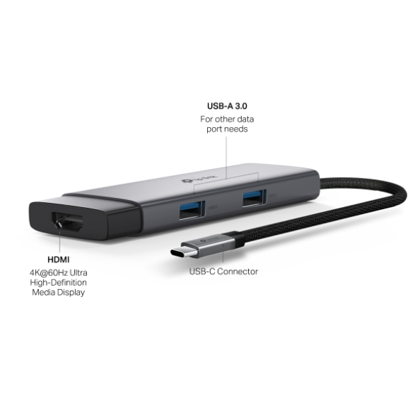 TL-UH5020C - Hub chuyển đổi Type-C TP-Link 5 in 1 - 2