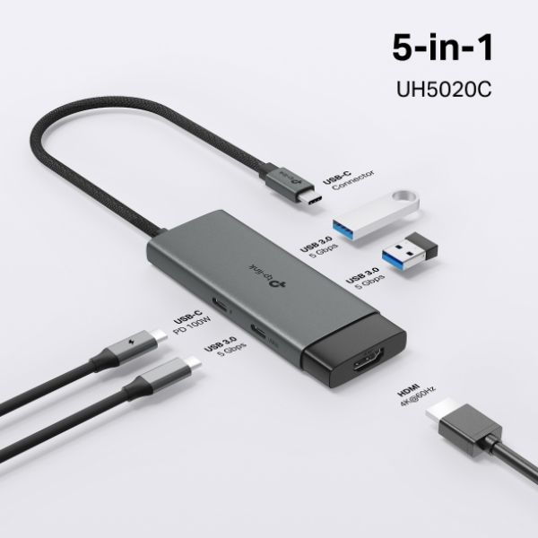 TL-UH5020C - Hub chuyển đổi Type-C TP-Link 5 in 1 - 4