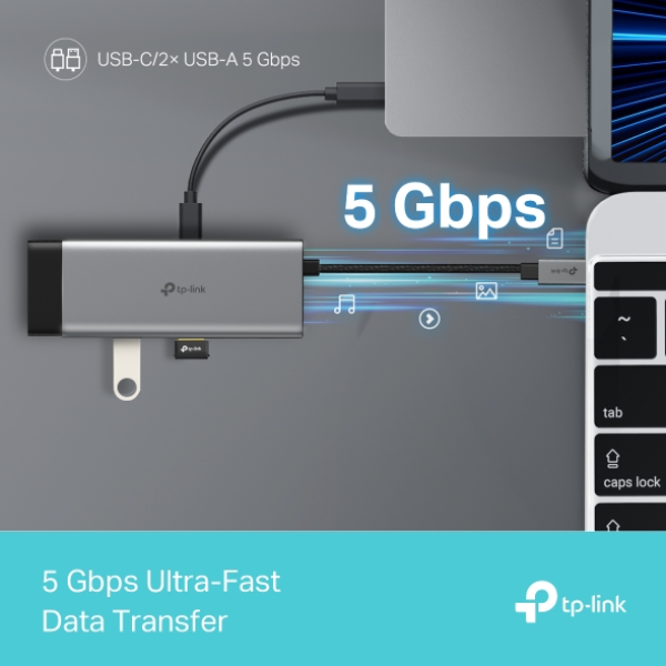 TL-UH5020C - Hub chuyển đổi Type-C TP-Link 5 in 1 - 7