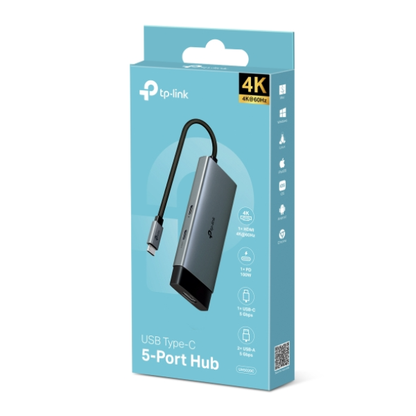 TL-UH5020C - Hub chuyển đổi Type-C TP-Link 5 in 1 - 11