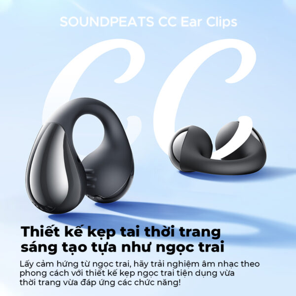 PEARLCHIPPROWH - Tai nghe Bluetooth Open-Ear SoundPEATS PearlClip Pro - 3