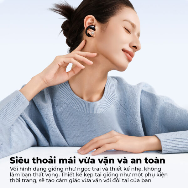 PEARLCHIPPROWH - Tai nghe Bluetooth Open-Ear SoundPEATS PearlClip Pro - 5