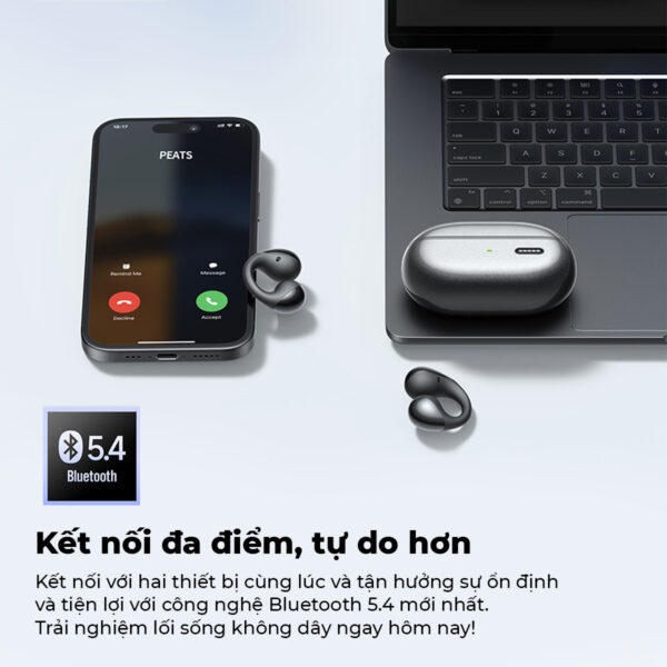 PEARLCHIPPROWH - Tai nghe Bluetooth Open-Ear SoundPEATS PearlClip Pro - 6