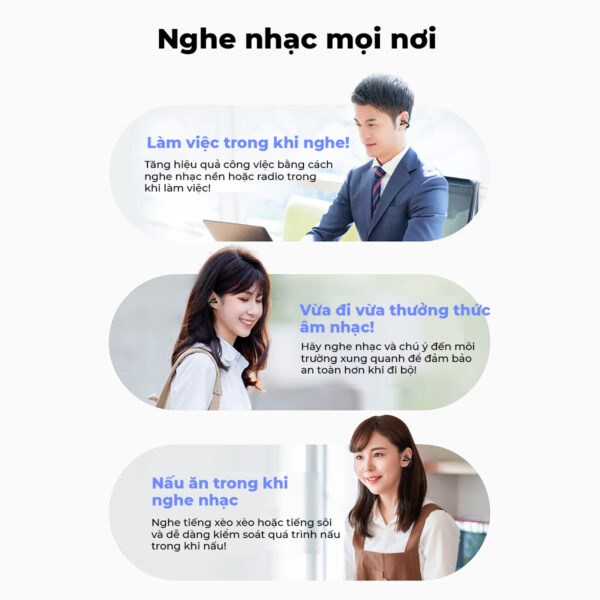 PEARLCHIPPROWH - Tai nghe Bluetooth Open-Ear SoundPEATS PearlClip Pro - 9