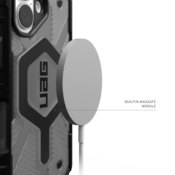 114466113131 - Ốp lưng Magsafe iPhone 16 UAG Pathfinder Clear - 4