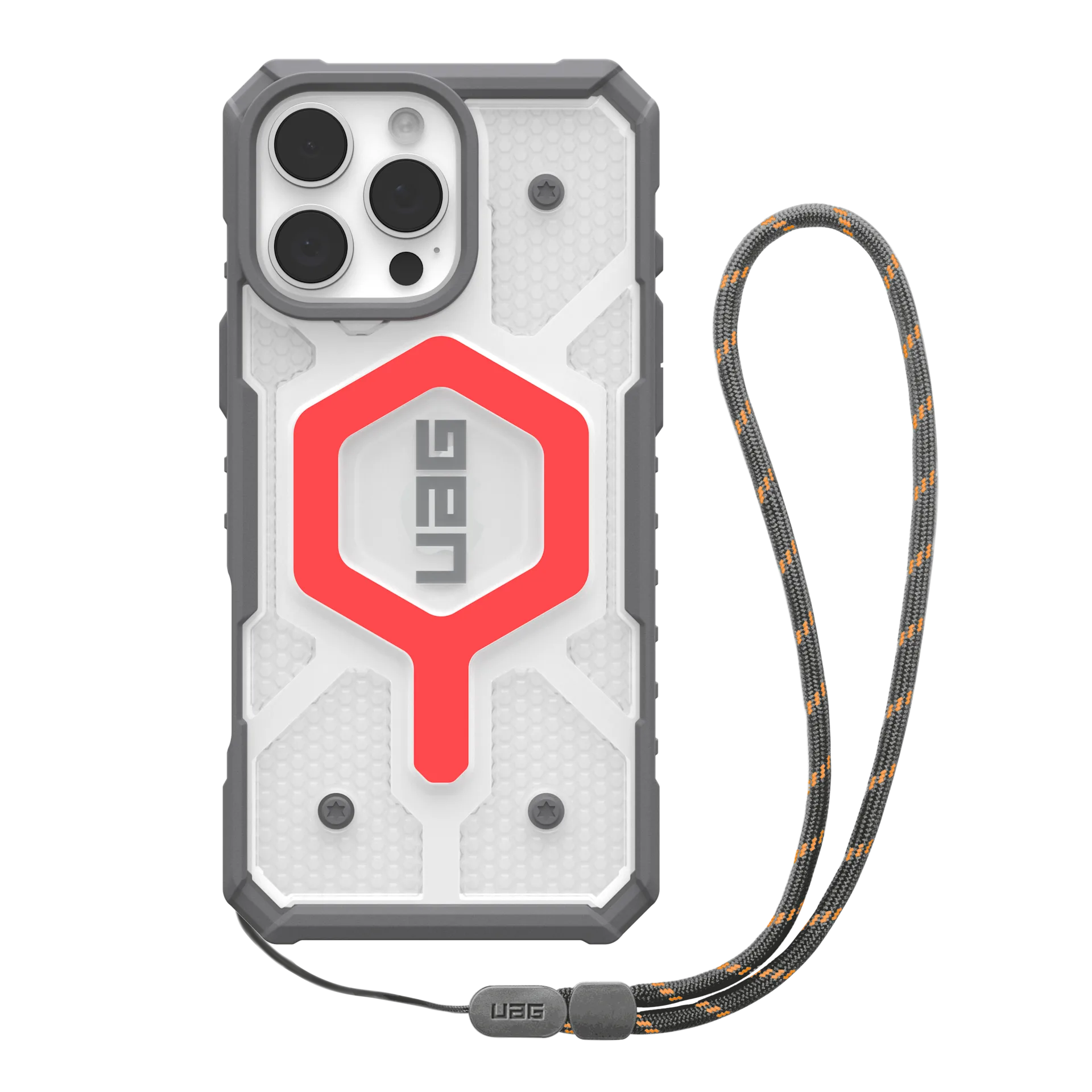 1144651BV03 - Ốp lưng Magsafe iPhone 16 Pro Max UAG Pathfinder Clear kèm dây đeo - 4