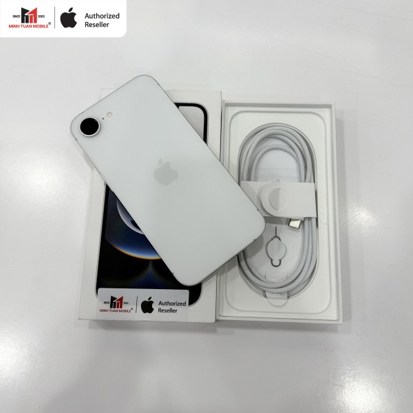 MH9DW4DXWV - [Kèo Thơm] iPhone 16e 128GB White Cũ Đẹp - MH9DW4DXWV - 2