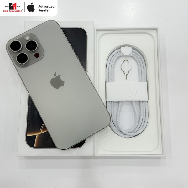 F02L4DT2LV - [Kèo Thơm] iPhone 16 Pro Max 256GB Titan Tự Nhiên Cũ Đẹp - F02L4DT2LV - 2