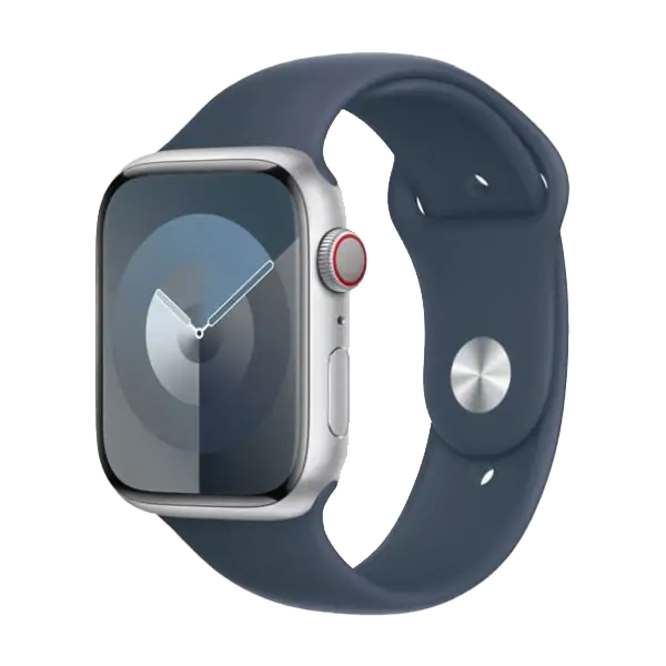 Apple Watch S9 LTE 45mm Viền Nhôm Dây Cao Su - Chính hãng VN A (Size M L)
