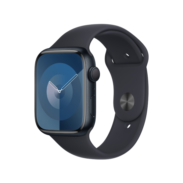 Apple Watch S9 GPS 45mm Viền Nhôm Dây Cao Su Midnight Size M L - Cũ xước nhẹ (****N7CQL2)