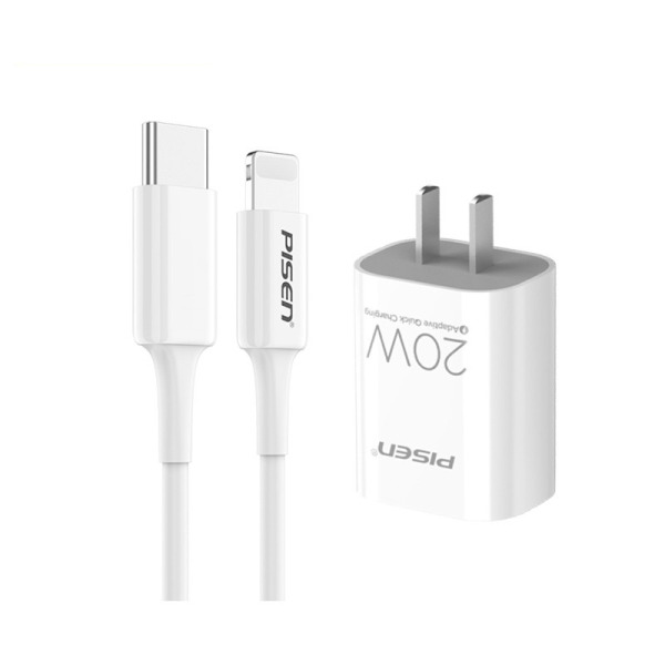 Bộ cốc cáp Type-C Pisen Quick PD 20W