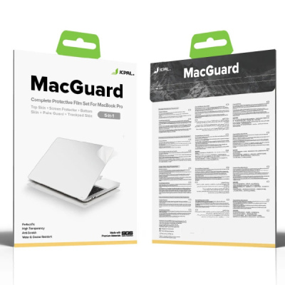 JCP2326 - Bộ dán MacBook Air 13 inch 2018/ Retina 2020 JCPAL 5 in 1