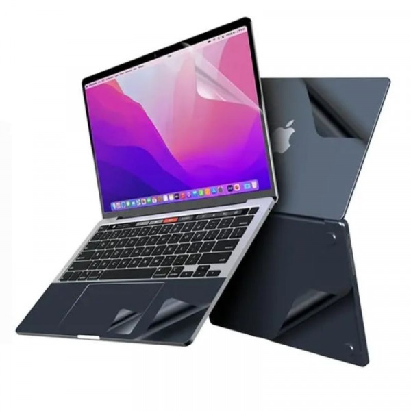 Bộ dán MacBook Air 13 inch M2 M3 M4 MOCOLL 5 in 1